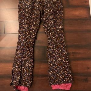 Burton Multicolored Snowboard Pant - Size Medium